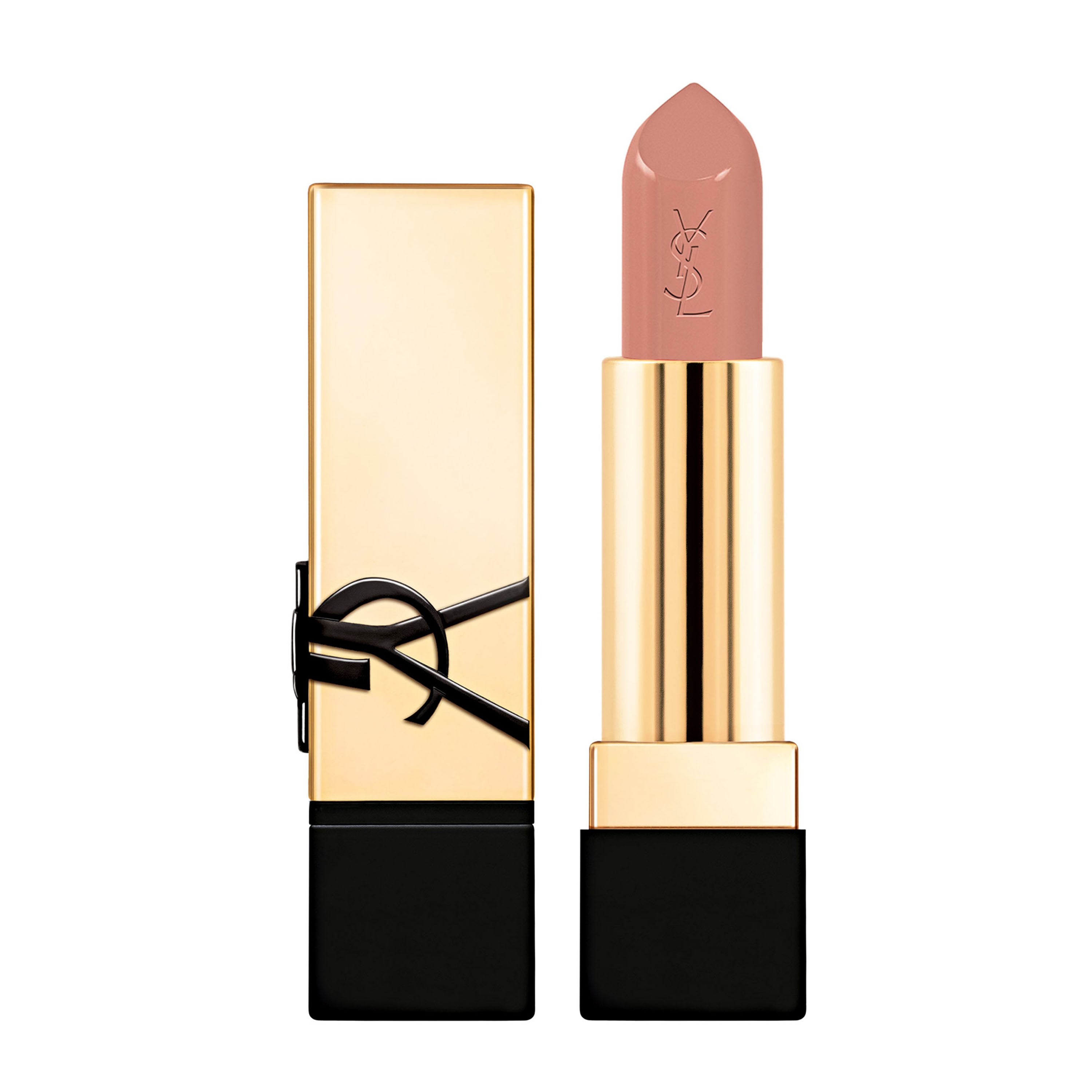 YSL Beauty Rouge Pur Couture Satin Lipstick With Ceramides Shade N1 - Beige Trench Personalized Gift 48$